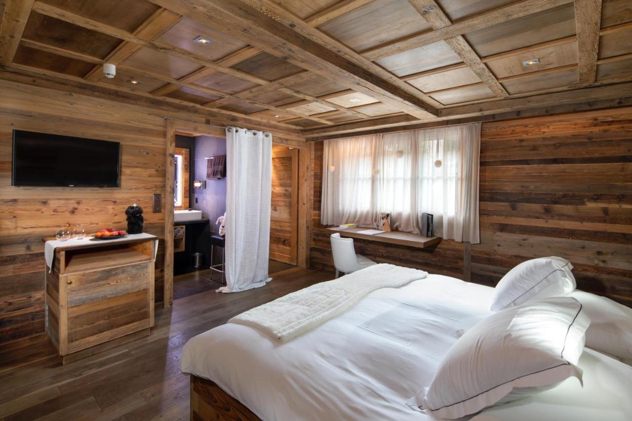 Hostellerie Du Pas De L'Ours "Relais Et Chateaux" Crans-Montana Exteriér fotografie