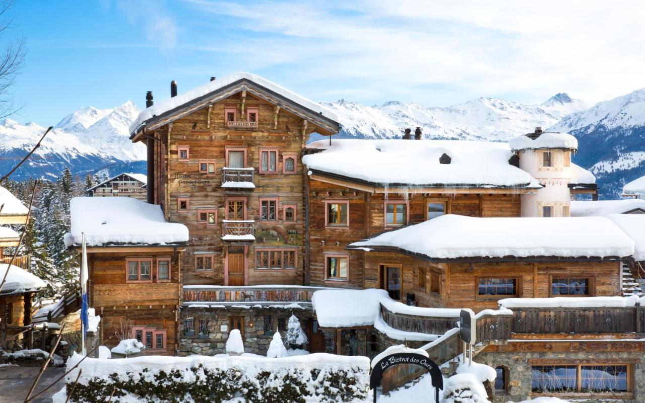 Hostellerie Du Pas De L'Ours "Relais Et Chateaux" Crans-Montana Exteriér fotografie