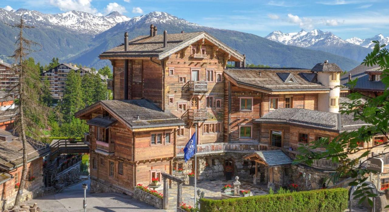 Hostellerie Du Pas De L'Ours "Relais Et Chateaux" Crans-Montana Exteriér fotografie
