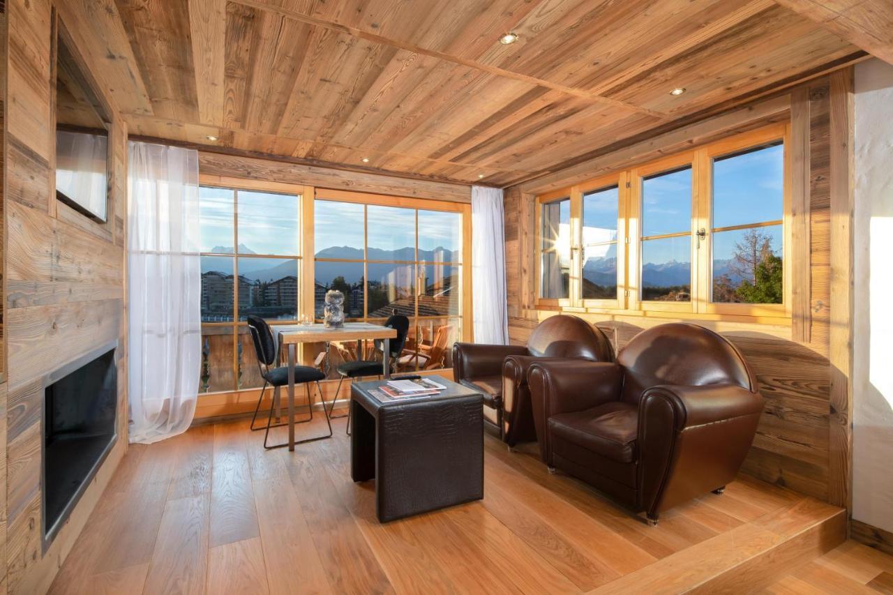 Hostellerie Du Pas De L'Ours "Relais Et Chateaux" Crans-Montana Exteriér fotografie