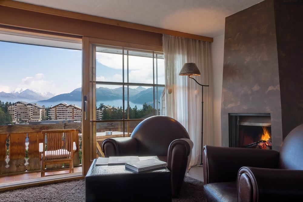 Hostellerie Du Pas De L'Ours "Relais Et Chateaux" Crans-Montana Exteriér fotografie