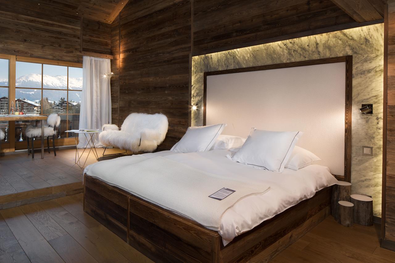 Hostellerie Du Pas De L'Ours "Relais Et Chateaux" Crans-Montana Exteriér fotografie