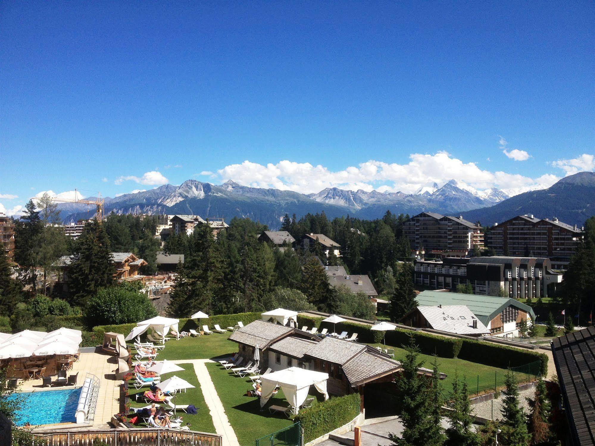 Hostellerie Du Pas De L'Ours "Relais Et Chateaux" Crans-Montana Exteriér fotografie