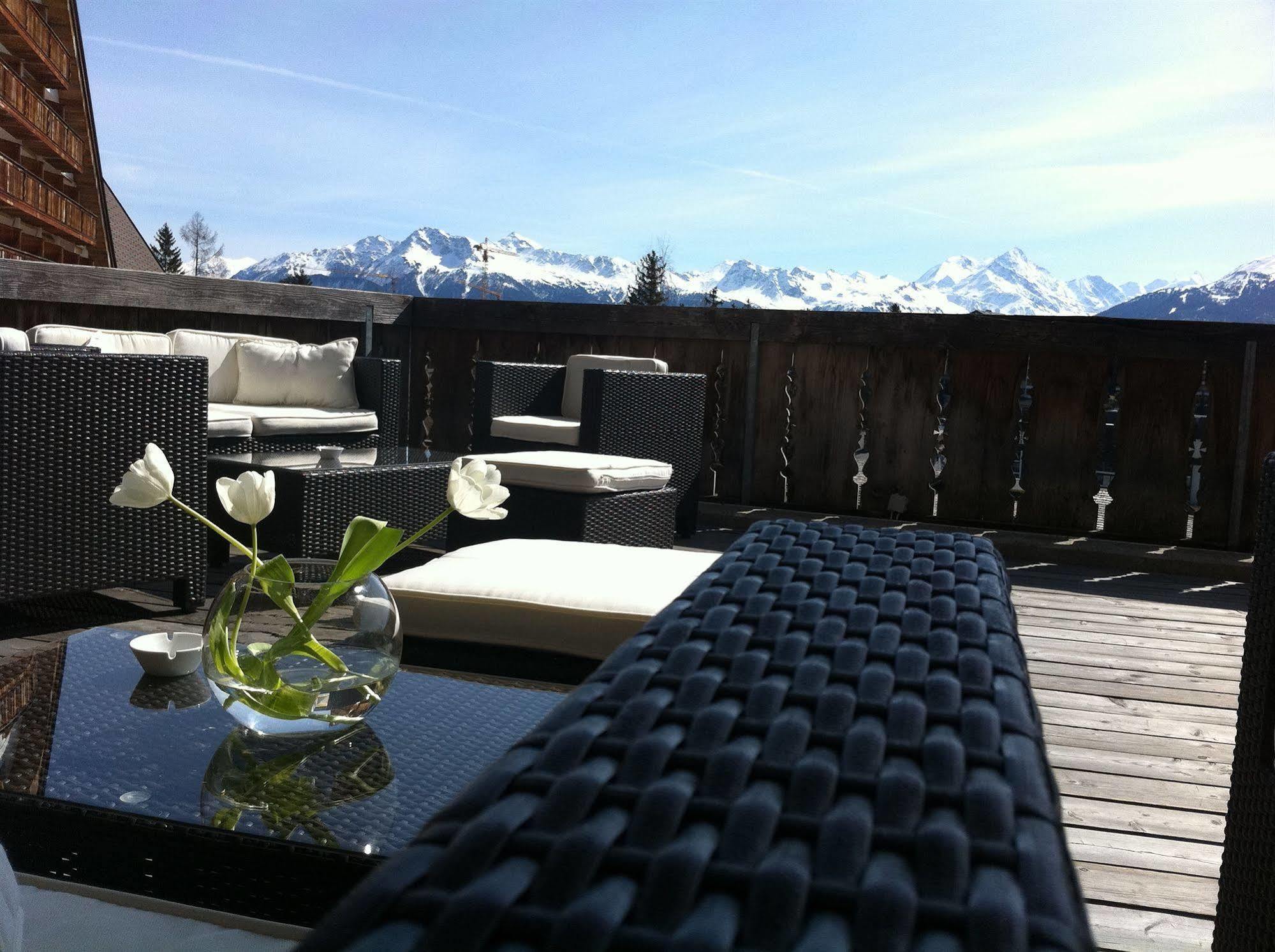 Hostellerie Du Pas De L'Ours "Relais Et Chateaux" Crans-Montana Exteriér fotografie