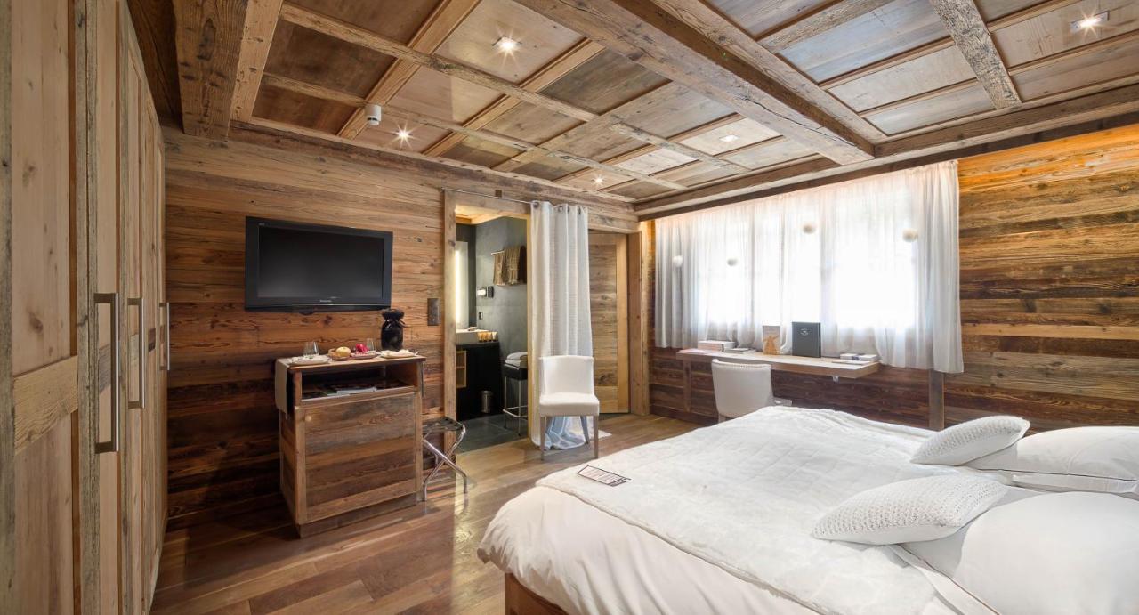 Hostellerie Du Pas De L'Ours "Relais Et Chateaux" Crans-Montana Exteriér fotografie