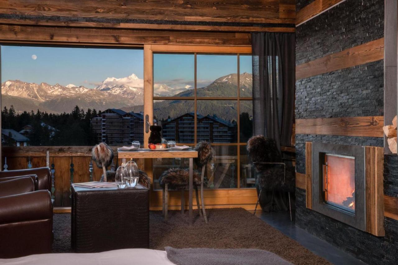Hostellerie Du Pas De L'Ours "Relais Et Chateaux" Crans-Montana Exteriér fotografie