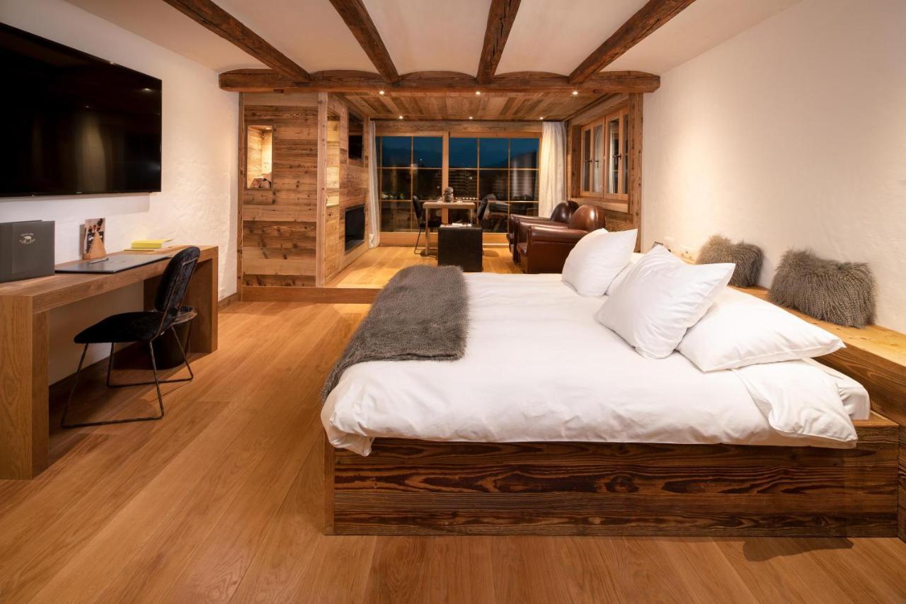 Hostellerie Du Pas De L'Ours "Relais Et Chateaux" Crans-Montana Exteriér fotografie