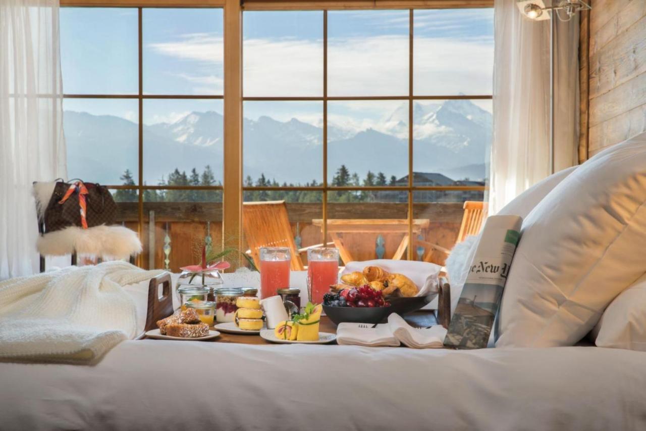 Hostellerie Du Pas De L'Ours "Relais Et Chateaux" Crans-Montana Exteriér fotografie