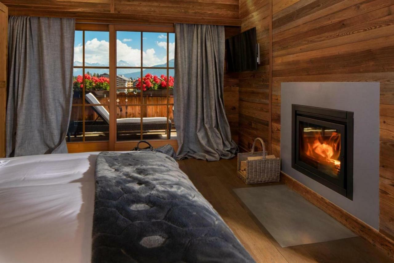 Hostellerie Du Pas De L'Ours "Relais Et Chateaux" Crans-Montana Exteriér fotografie